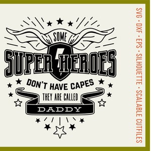 SVG Superhelden Svg Super Hero Svg Väter Tag Svg Cape Svg persönlichen Namen Shirt Svg Papa Papa Opa Svg Dxf Png Silhouette & Cricut Cutfile
