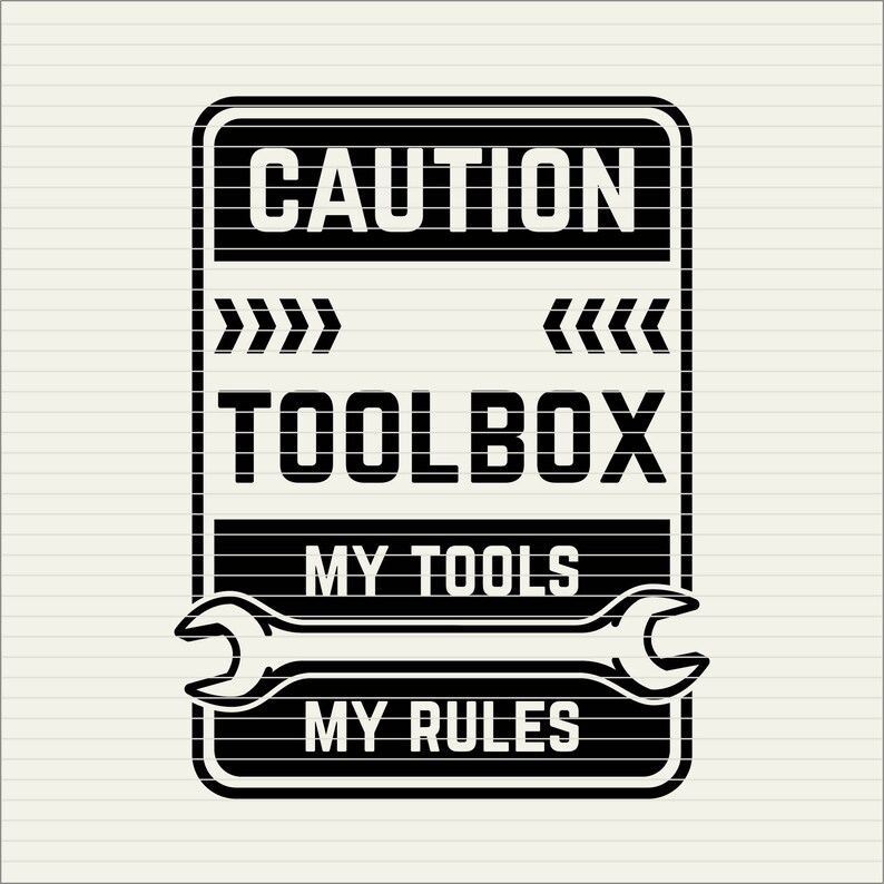 Download SVG Dad Tools Rules svg Men gift svg grandpa toolbox decal ...