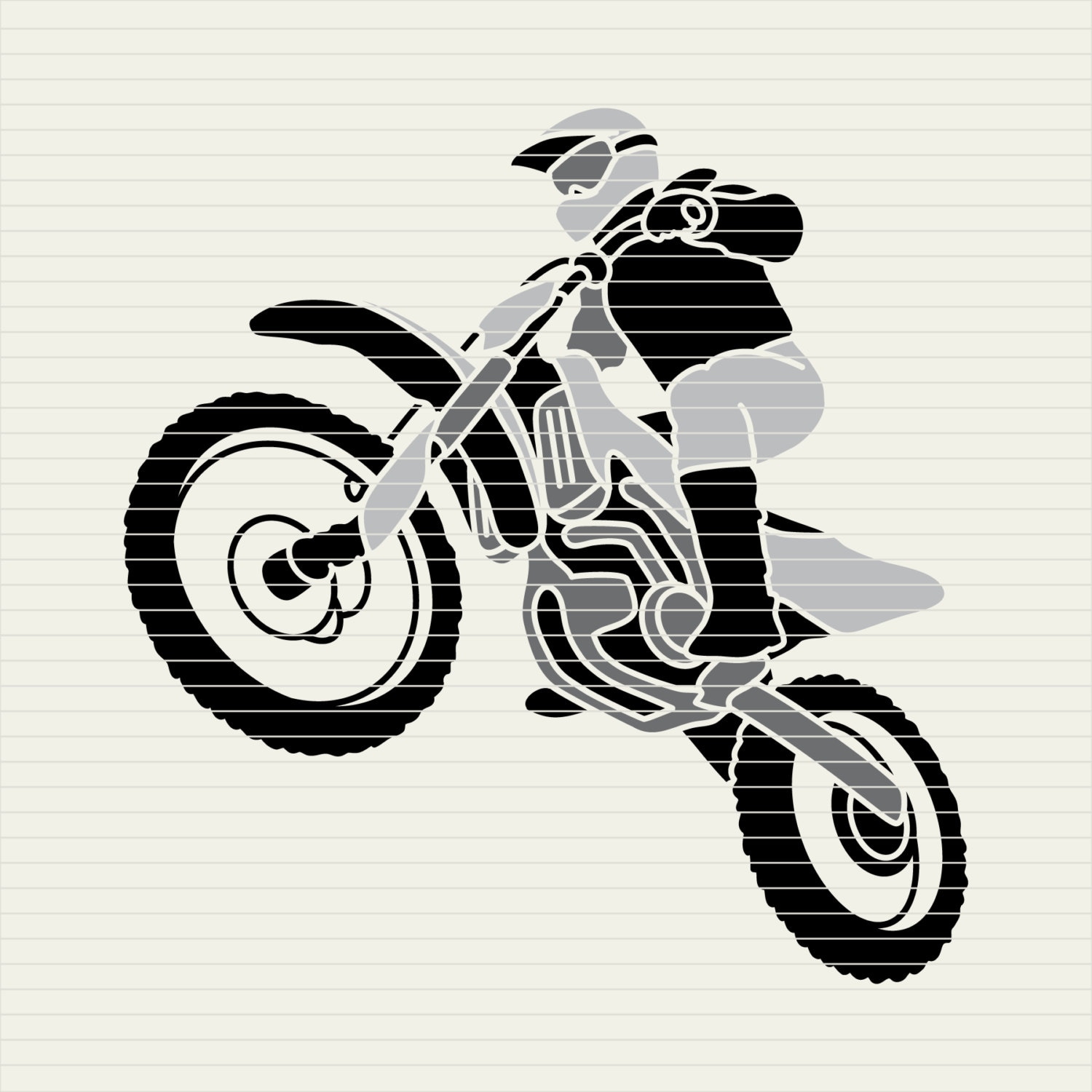 Svg Motocross File Svg Dirt Bike Svg File Motorcross Dirtbike Etsy
