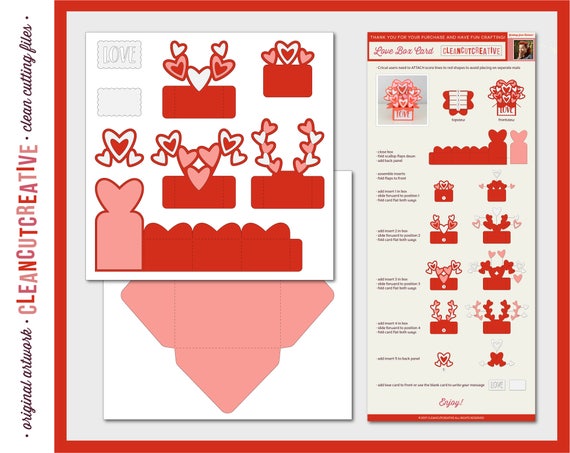 Download Svg Box Card Svg Card In A Box 3d Svg Love Valentine Heart Etsy