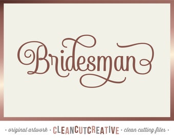 SVG Bridesman svg hombre bridesmaid svg hombre amigo de la novia svg novia svg boda svg Cricut silhouette clipart png uso comercial