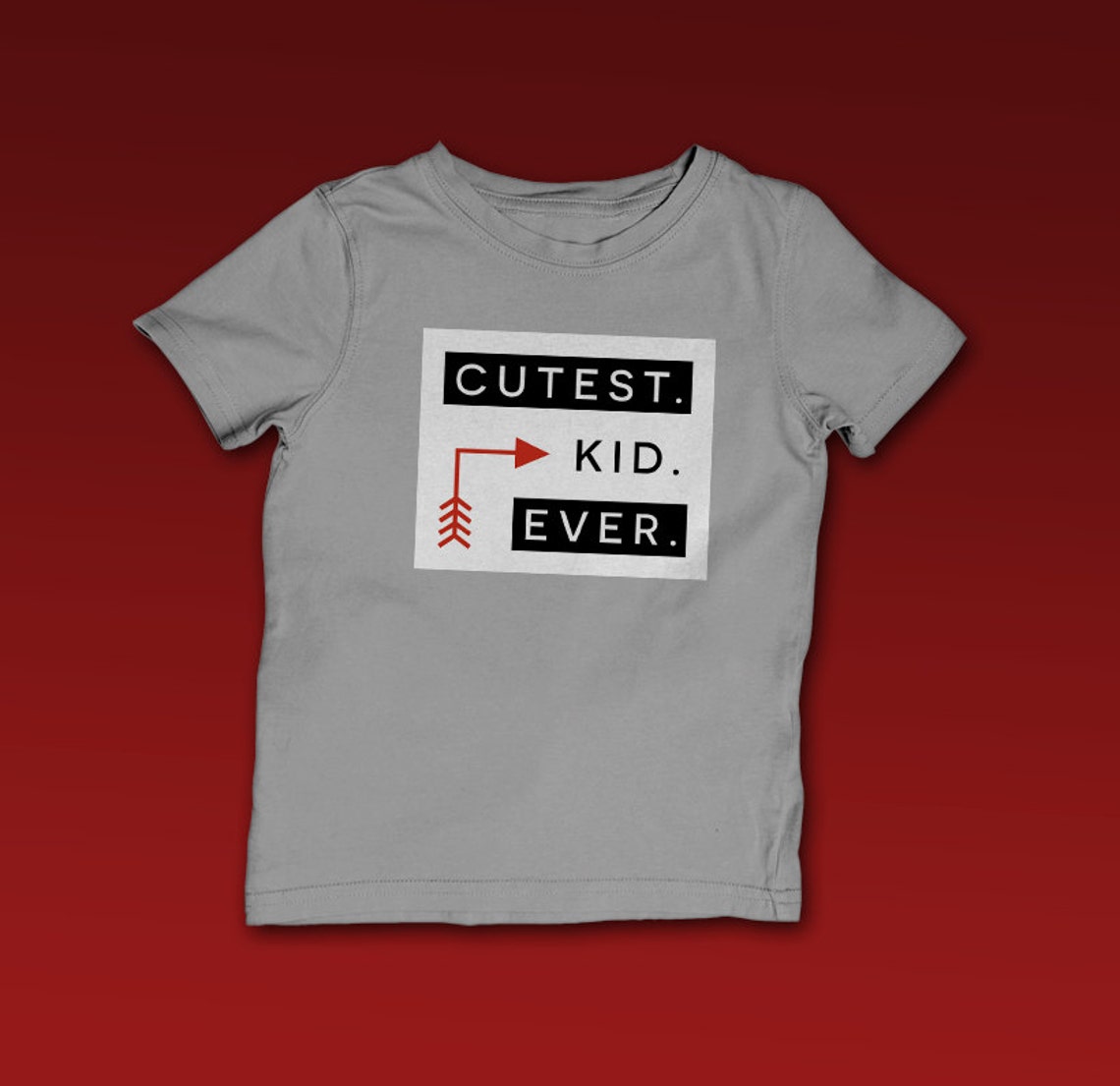 Svg Cutest Kid Ever Svg Kids Shirt Design Arrow Cute Minimal Etsy