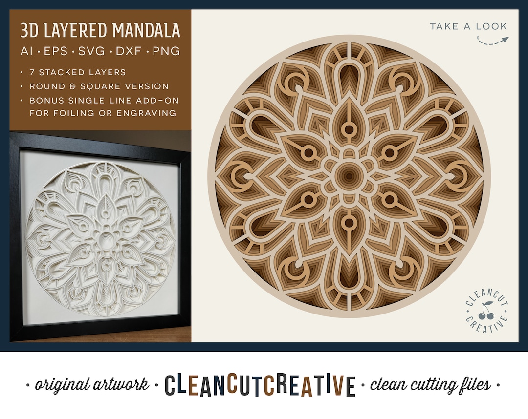 Foiled Earth Mandala - Cricut Maker 