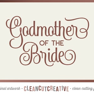 SVG Madrina della sposa svg Sposa doccia svg Bachelorette Party svg Sposa partito della sposa - Cricut Silhouette uso commerciale