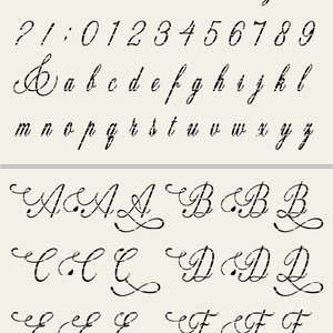 Full Alphabet SVG Fonts Cutfile Beautiful Elegant (Instant Download) - Etsy