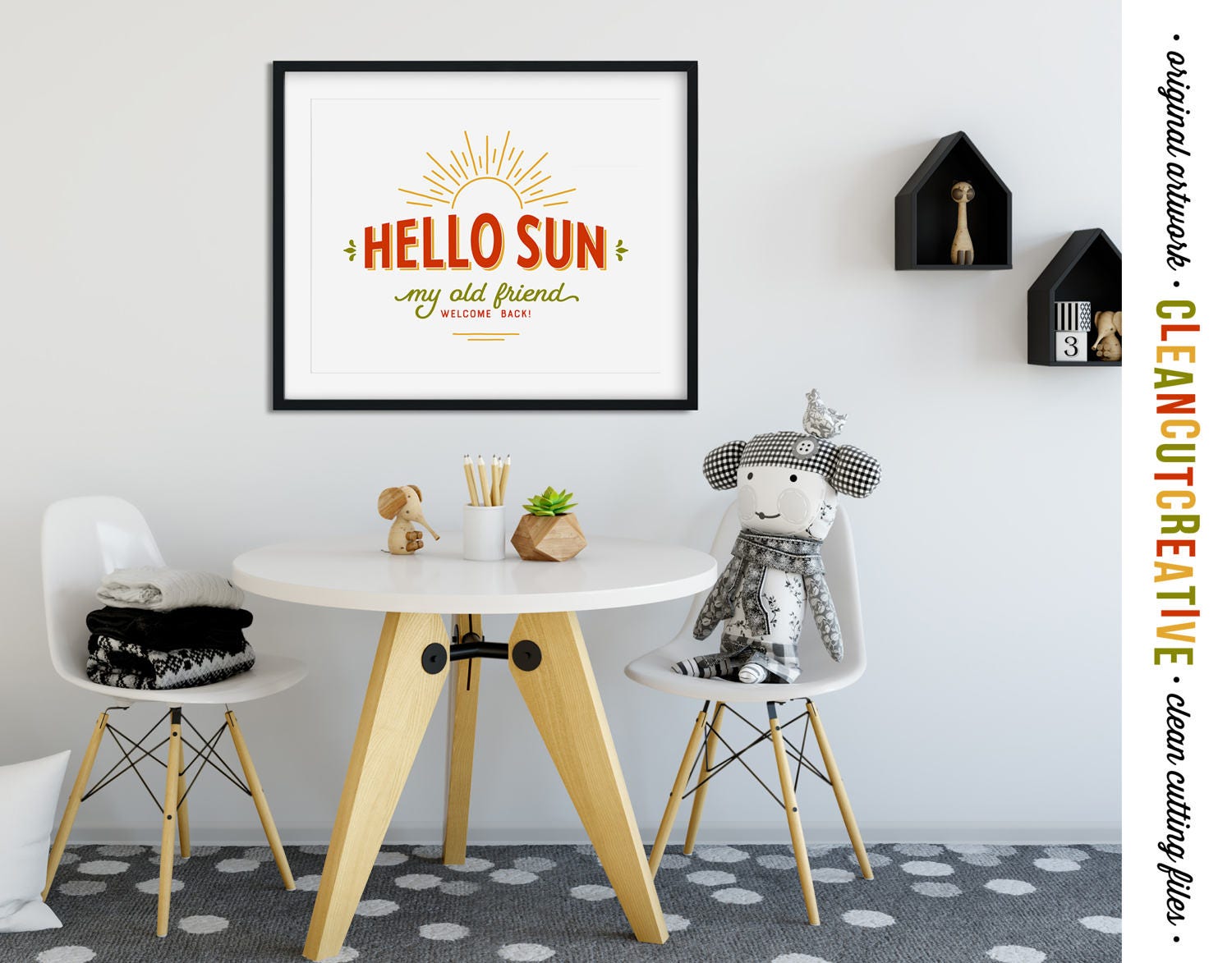 Hello Sun Spring SVG Spring Design Svg Rustic Farmhouse - Etsy
