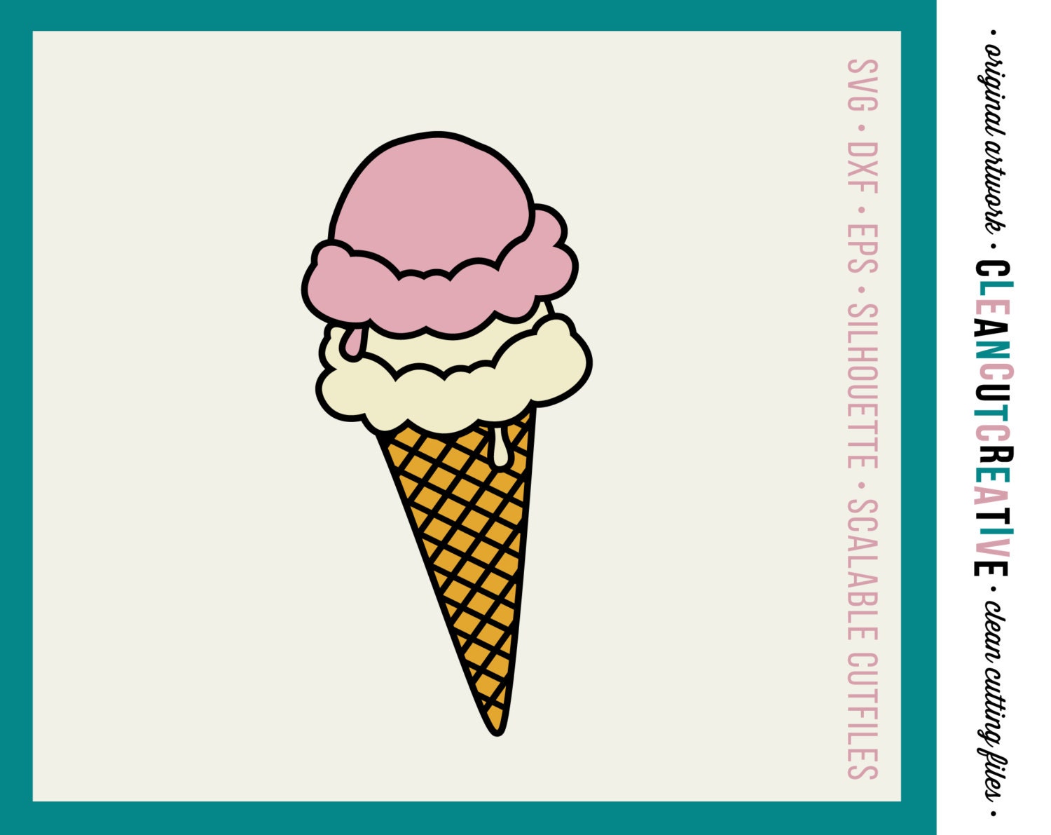 Download SVG Ice Cream svg Ice Cream Cone svg DXF EPS png summer | Etsy