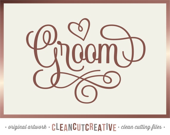 SVG Groom svg Wedding Party svg Mr Mrs Best Man Groom ...