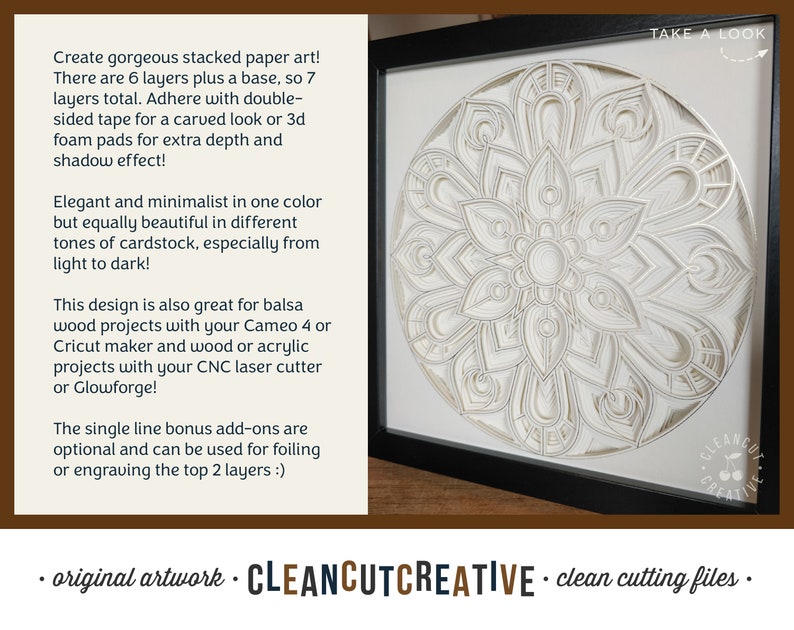Free Free 63 Cricut Cardstock Mandala SVG PNG EPS DXF File