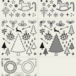 SVG Christmas svg Design Elements SVG Christmas tree svg christmas files svg christmas bundle svg ornaments svg files for Cricut Silhouette image 5