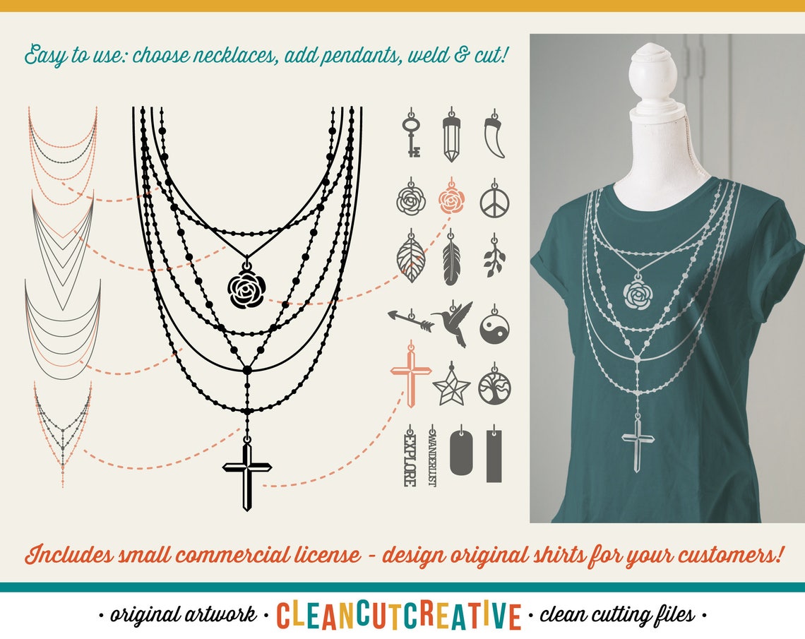 SVG Necklace Svg Toolkit Svg Jewelry Svg Pendant Svg Name Svg | Etsy