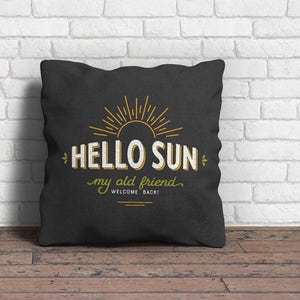 Hello Sun Spring SVG Spring Design - Svg Rustic Farmhouse Style Shadow ...