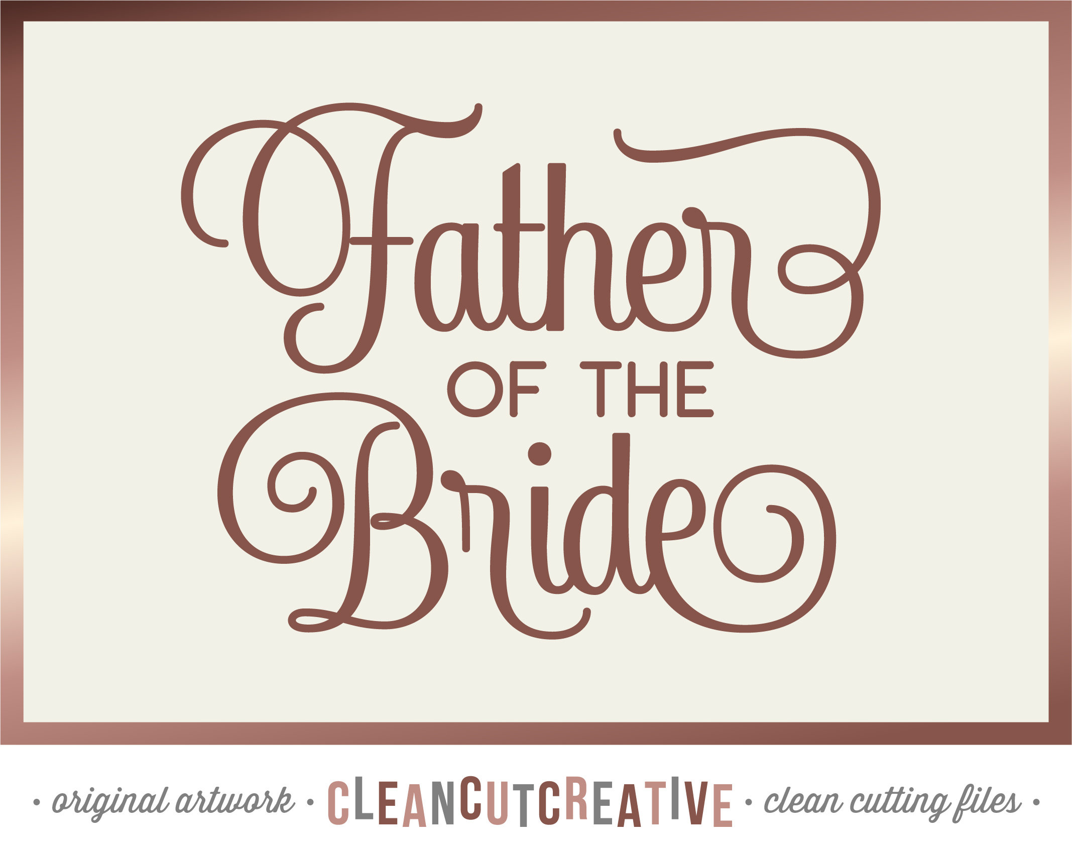 Download SVG Father of the Bride svg Wedding Party svg Mr Mrs Best Man | Etsy