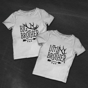 SVG Big Brother Little Brother svg antlers svg arrow svg SET DISCOUNT dxf eps png Cricut & Silhouette clean cutting commercial files image 2