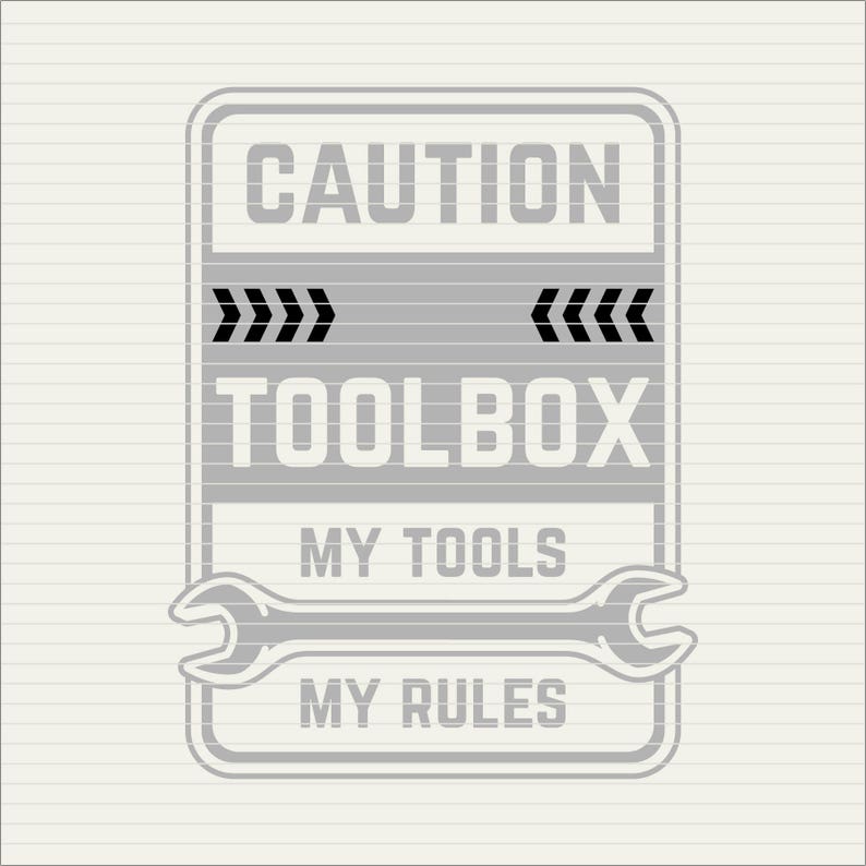 Download SVG Dad Tools Rules svg Men gift svg grandpa toolbox decal | Etsy