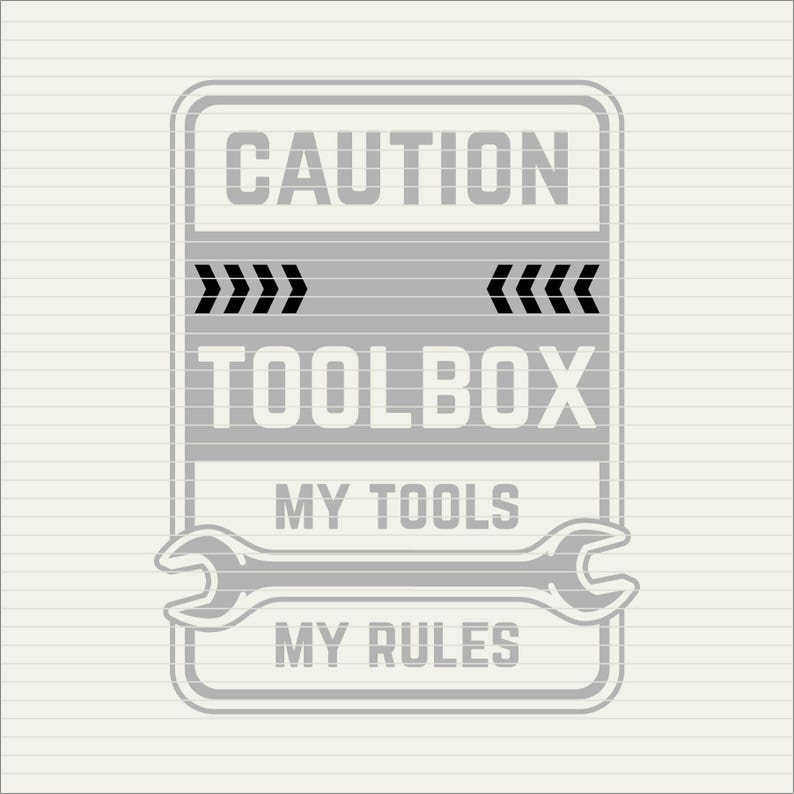 Download SVG Dad Tools Rules svg Men gift svg grandpa toolbox decal | Etsy