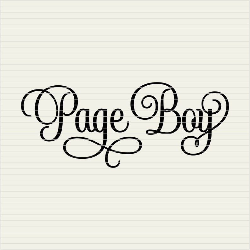 Download SVG Page Boy svg usher svg ring bearer svg Wedding Party ...