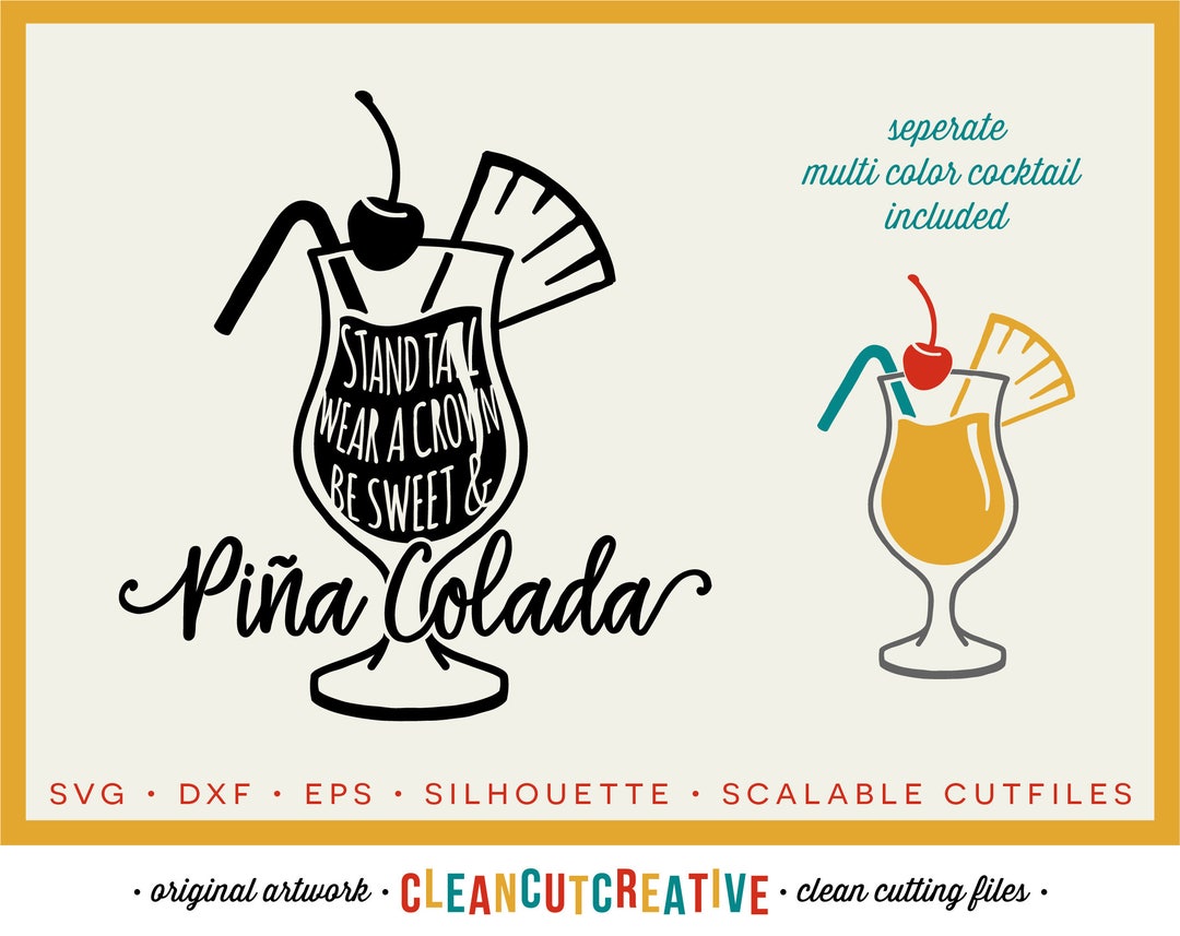 SVG Pineapple Svg Pina Colada Svg Funny Svg Funny Quote Svg Cocktail