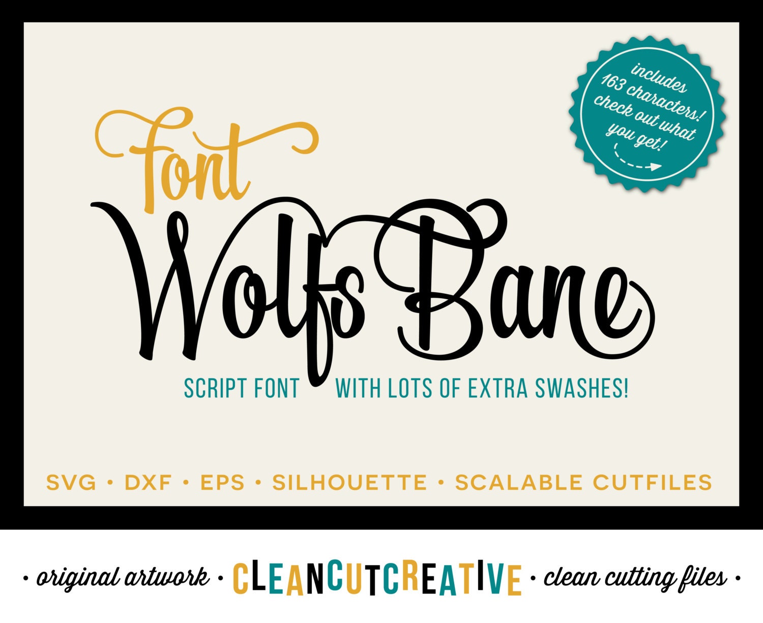 Full Alphabet SVG Fonts Cutfile - Swashes cricut font - DXF EPS - Sil…