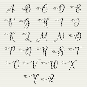 Spotlight SVG Font Alphabet for Cricut Font Svg Script Alphabet Clipart ...