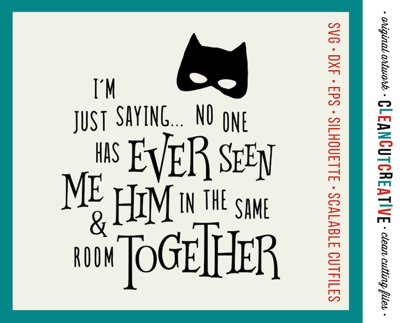 Download Clean Cutting Files Svg Dxf Eps Png Svg Boy Superhero Svg Never Seen Together Boy T Shirt Design Bat Hero Mask Cricut And Silhouette Materials Craft Supplies Tools Kromasol Com