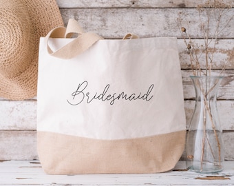 Personalised Bridesmaid Tote Bag, Bridesmaid Proposal Gift