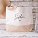 Personalised Tote Bag, Shopper, Shopping Bag, Beach Bag, Large Canvas Jute Bag, Book Bag 