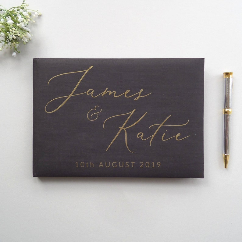 Personalised Wedding Guest Book Wedding Keepsake Memory Etsy