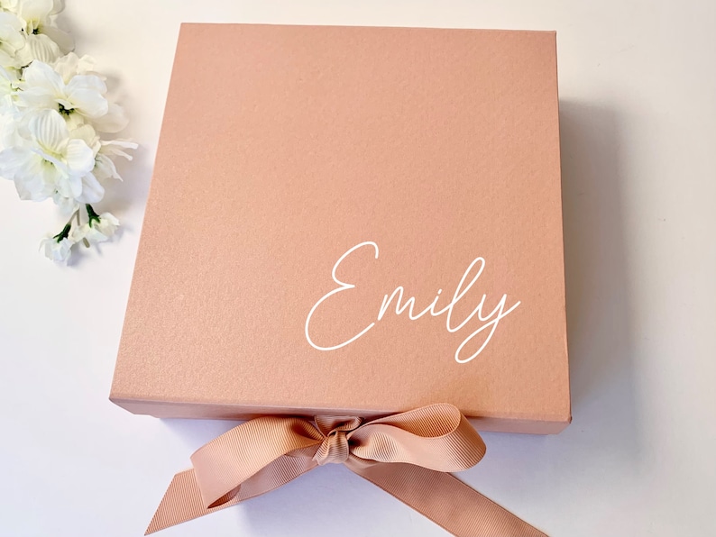 Personalised Bridesmaid Proposal Box, Rose Gold Gift Box, Will You Be My Bridesmaid 