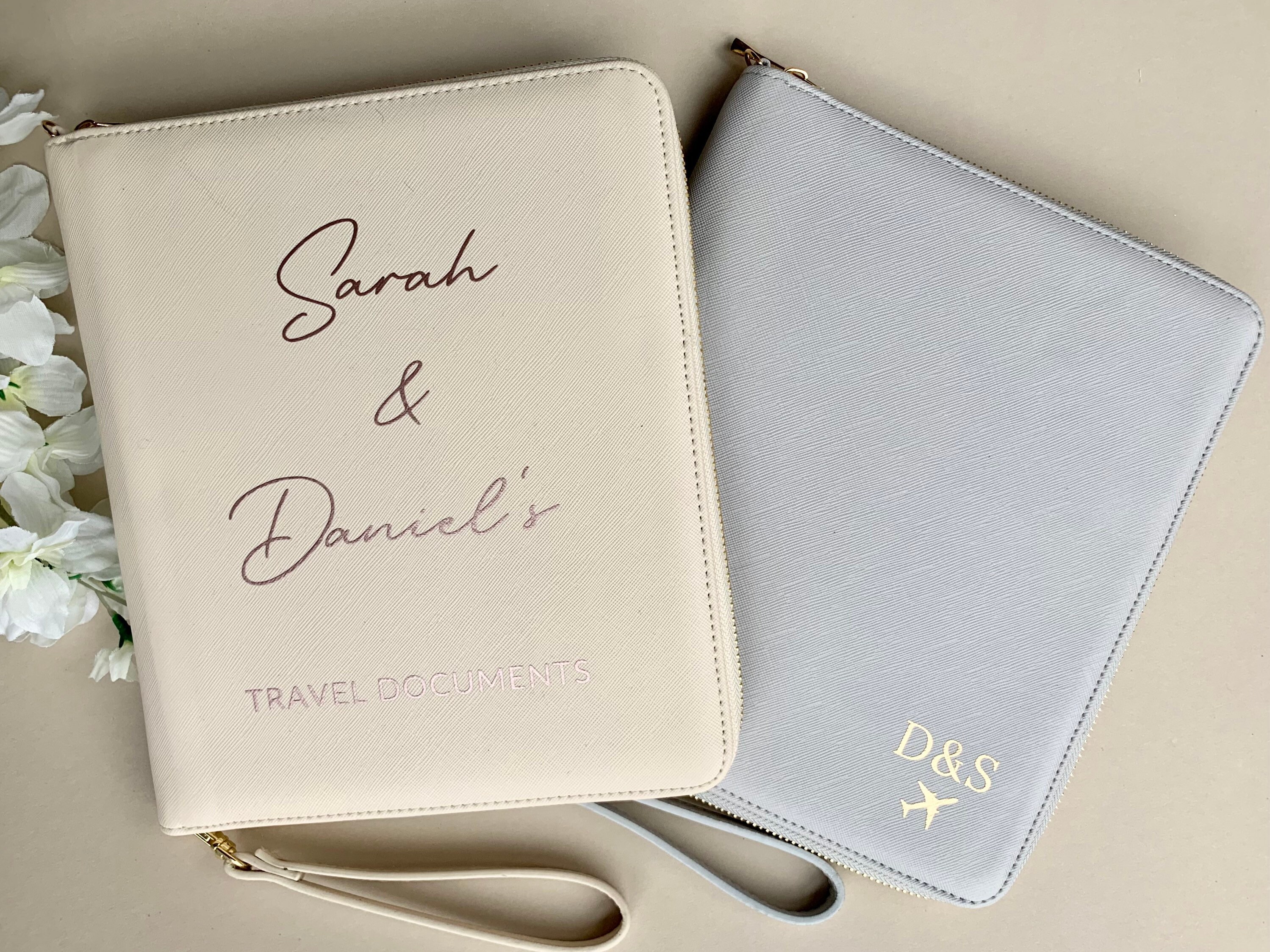 Personalised Travel Document Folder Document Wallet Passport Etsy UK