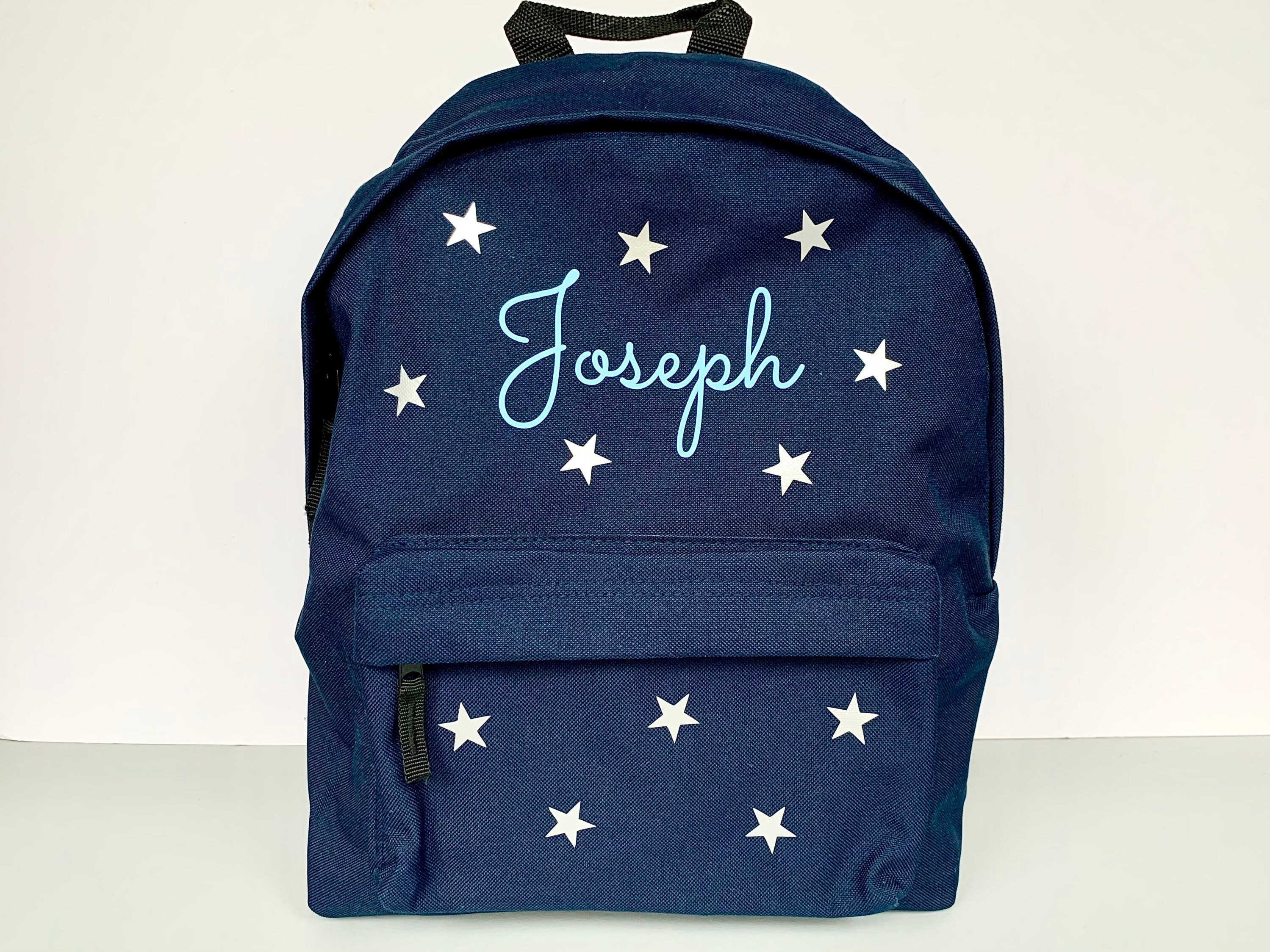 kids navy backpack