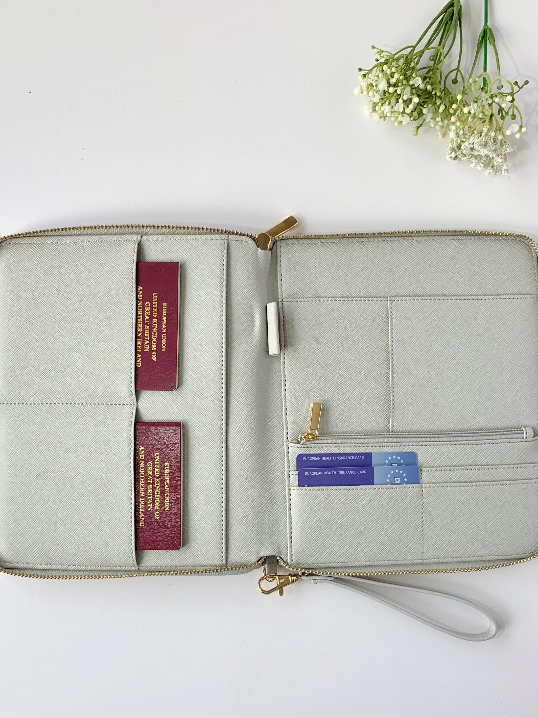 Personalised Travel Document Folder Document Wallet Passport Etsy UK