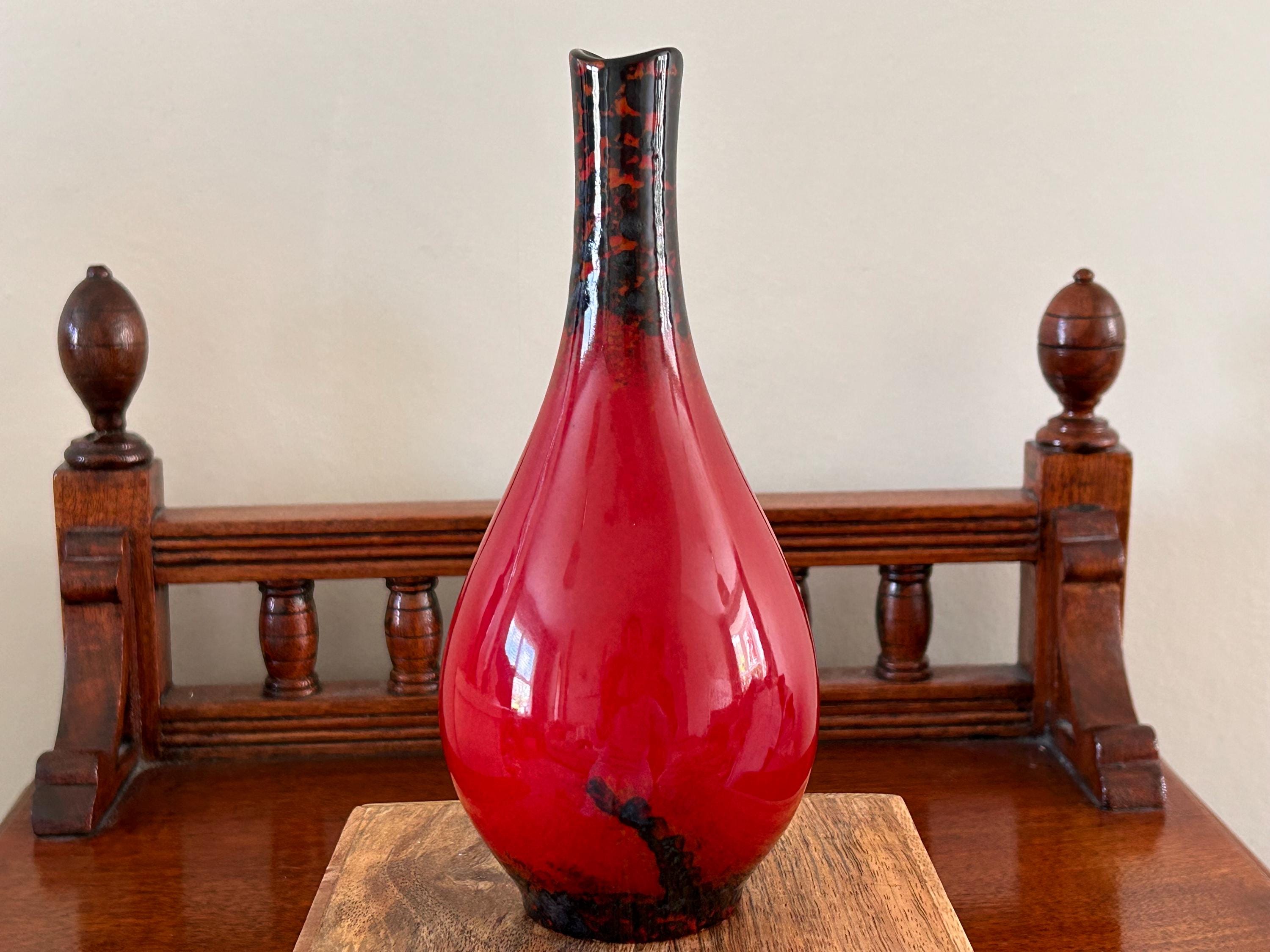 Royal Doulton Flambe Vase - Etsy