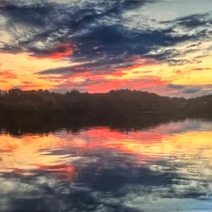 Tapestry- Rays of Light Lake Reflection