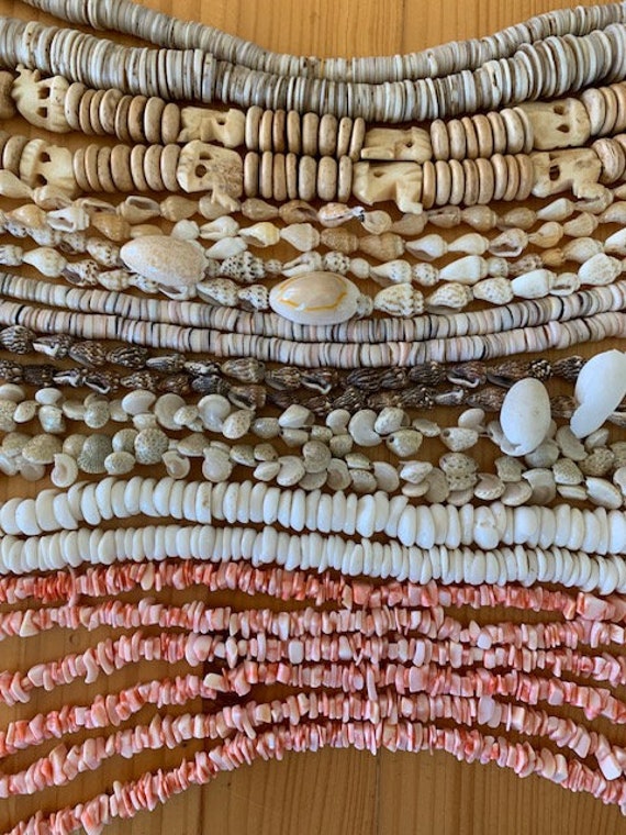 11 sea shell necklaces, sold as a collection View 3
