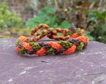 Handwoven Yellow Green Orange  Geometric Friendship Bracelet Belt 48 INCH LONG Kids Handwoven Artisanal Belts - Etsy main image 3