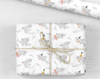 Baby Shark Christmas Wrapping Paper