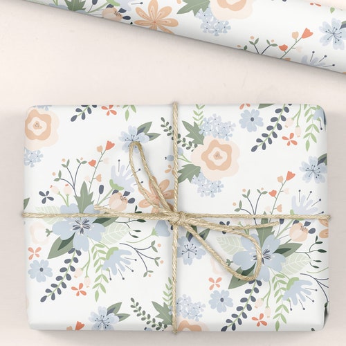 Black and White Grid Wrapping Paper / Graph Paper Gift Wrap / Etsy