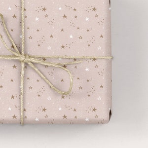 Birthday Star Wrapping Paper / Gift Wrap - Harriet's Party Pink