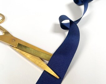 Grosgrain Ribbon per metre - 25mm Navy Blue