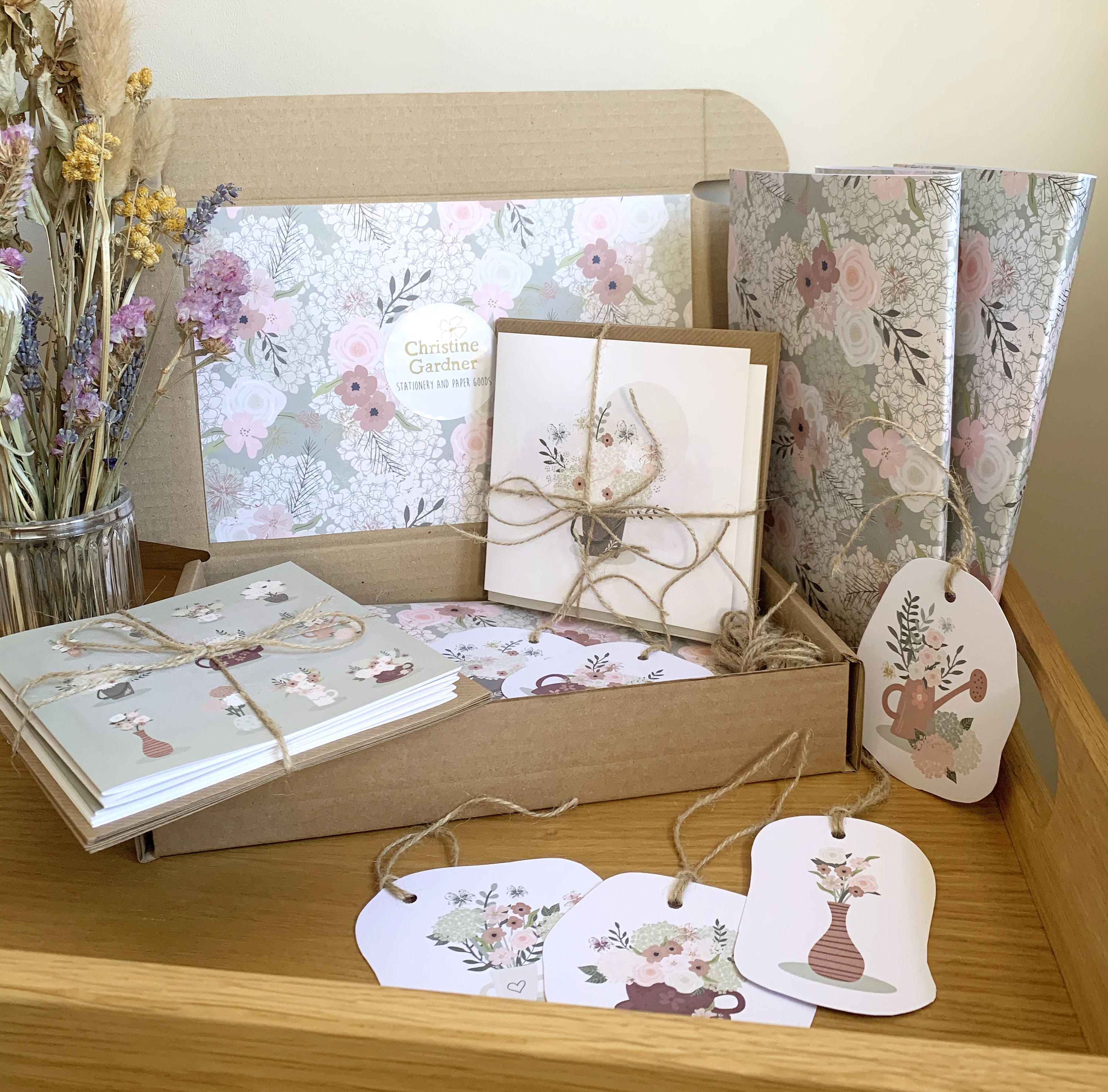 Stationery Gift Box Greetings Card Gift Wrap and Tags Gift Etsy