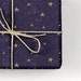 Christmas Wrapping Paper / Gift Wrap - Starry Night - Blue 