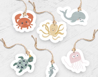 Gift Tags - Under The Sea - Party Sealife