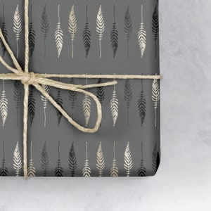 Farn Geschenkpapier / Geschenkpapier - Farn - Stängel