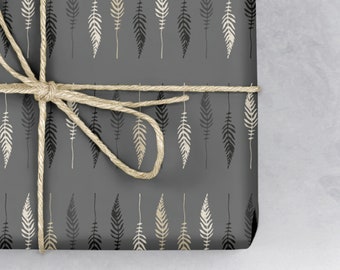 Fern Wrapping Paper / Gift Wrap - Ferns - Stems