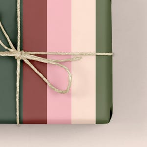 Carta da regalo / Carta da regalo - Strisce festive audaci