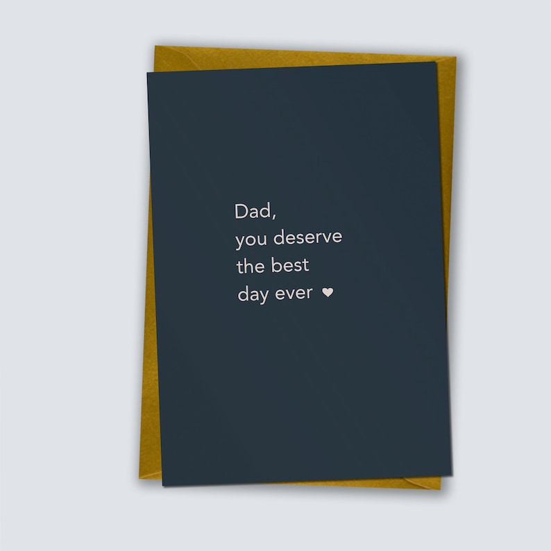 Have the Best Day, Dad Card for Dad, Dad Birthday Card 画像 1