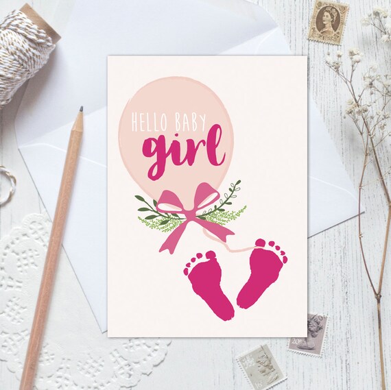 new baby girl announcement