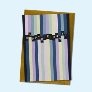Tableau de bord - carte de joyeux anniversaire, carte d'anniversaire pour lui