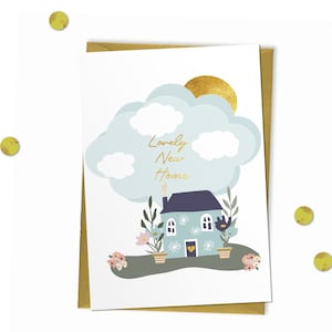 Belle nouvelle maison - Carte de nouvelle maison, Carte de déménagement